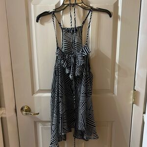 Navy and White Tank Top